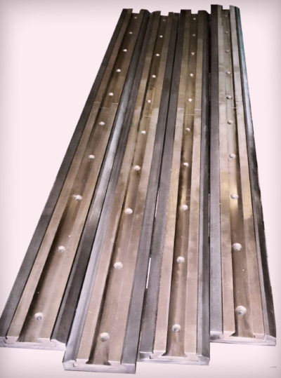 Планки ножедержателя (сталь+бронза) к диффузионным аппаратам КДА, ЭКА
