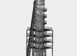 Печь шахтная известково-газовая